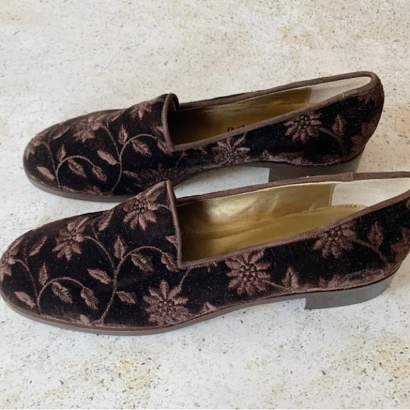 🤎 YSL YVES SAINT LAURENT Shoes Flats Loafers size 8.5 - Picture 8 of 8